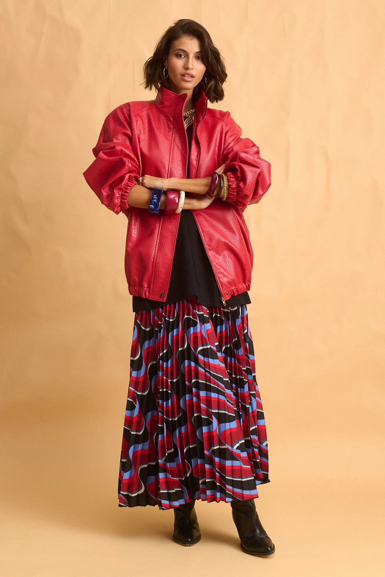 Beverly Skirt (Black) - Image 4