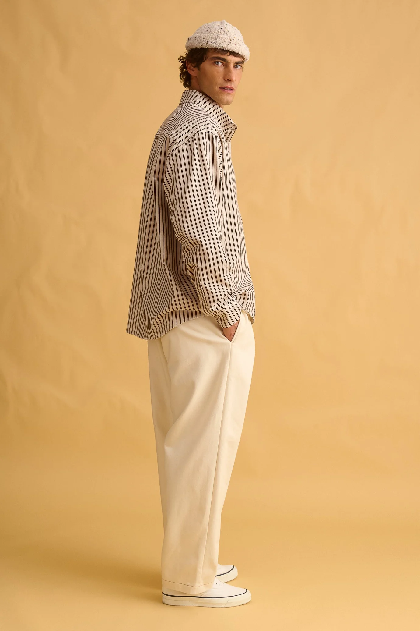 Fabrizio Trousers (Ivory) - Image 3