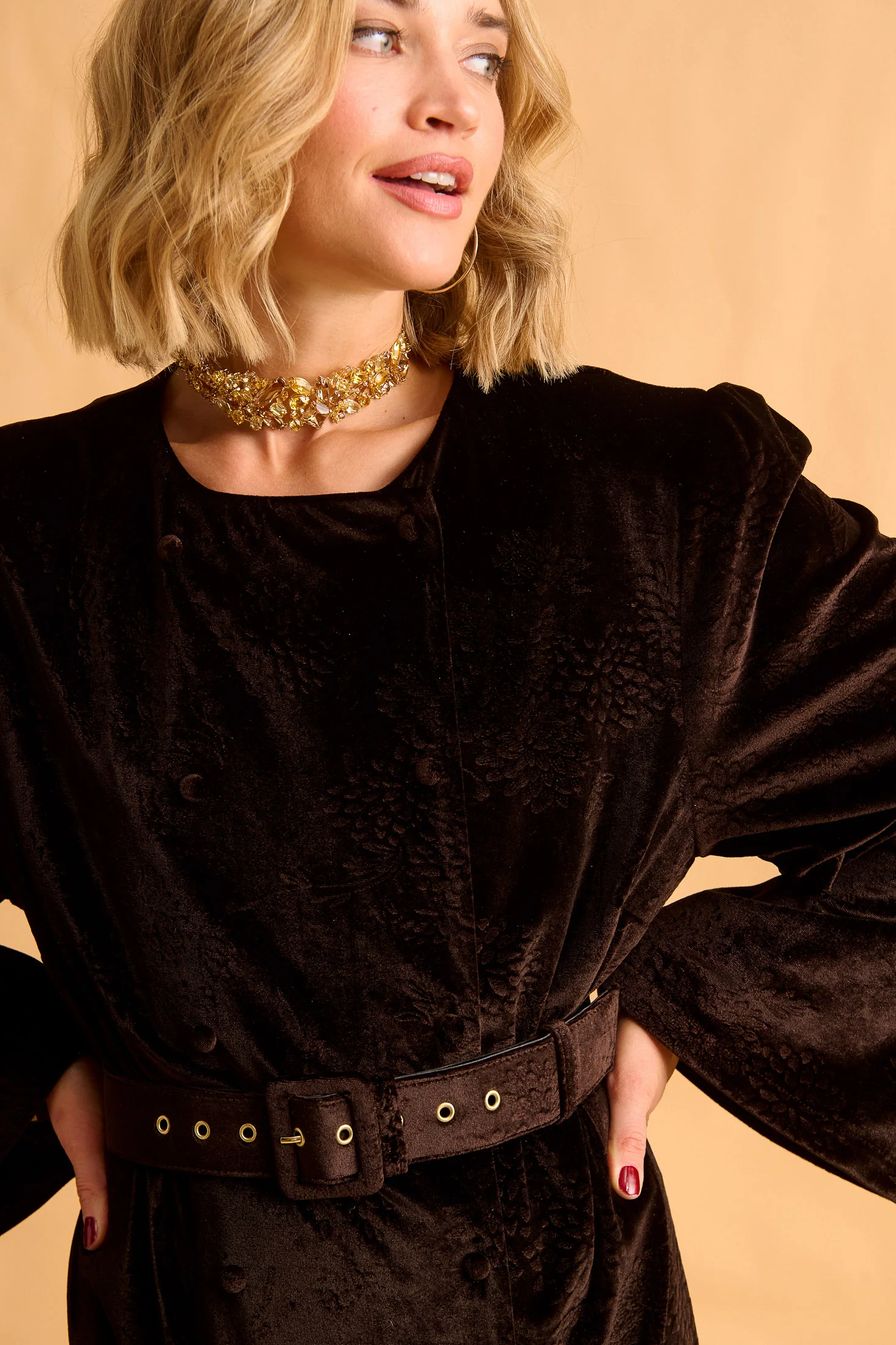Gigi Dress (Brown) - Image 2