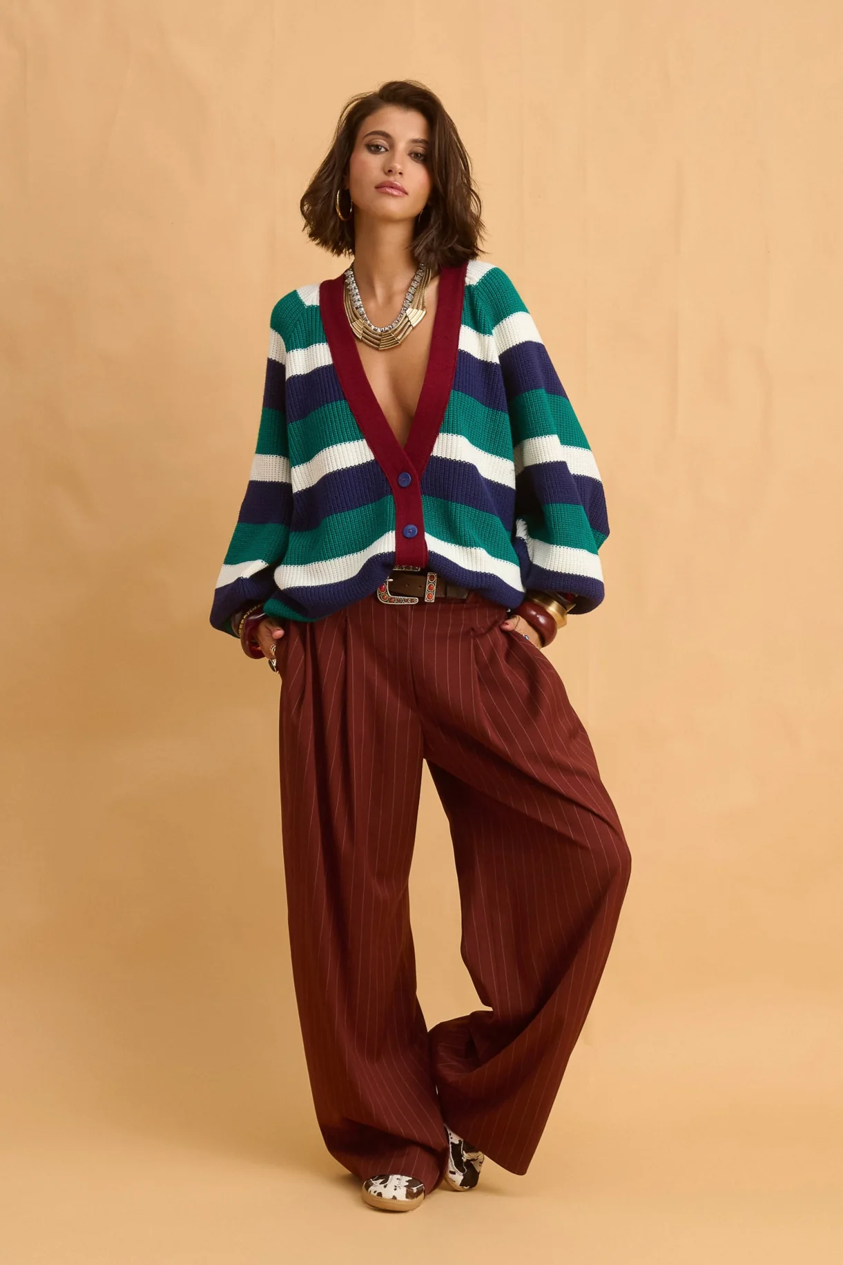 Janice Cardigan (Green) - Image 3