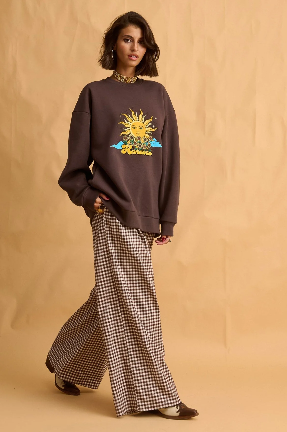 Jasmine Sweatshirt (Brown) - Image 6