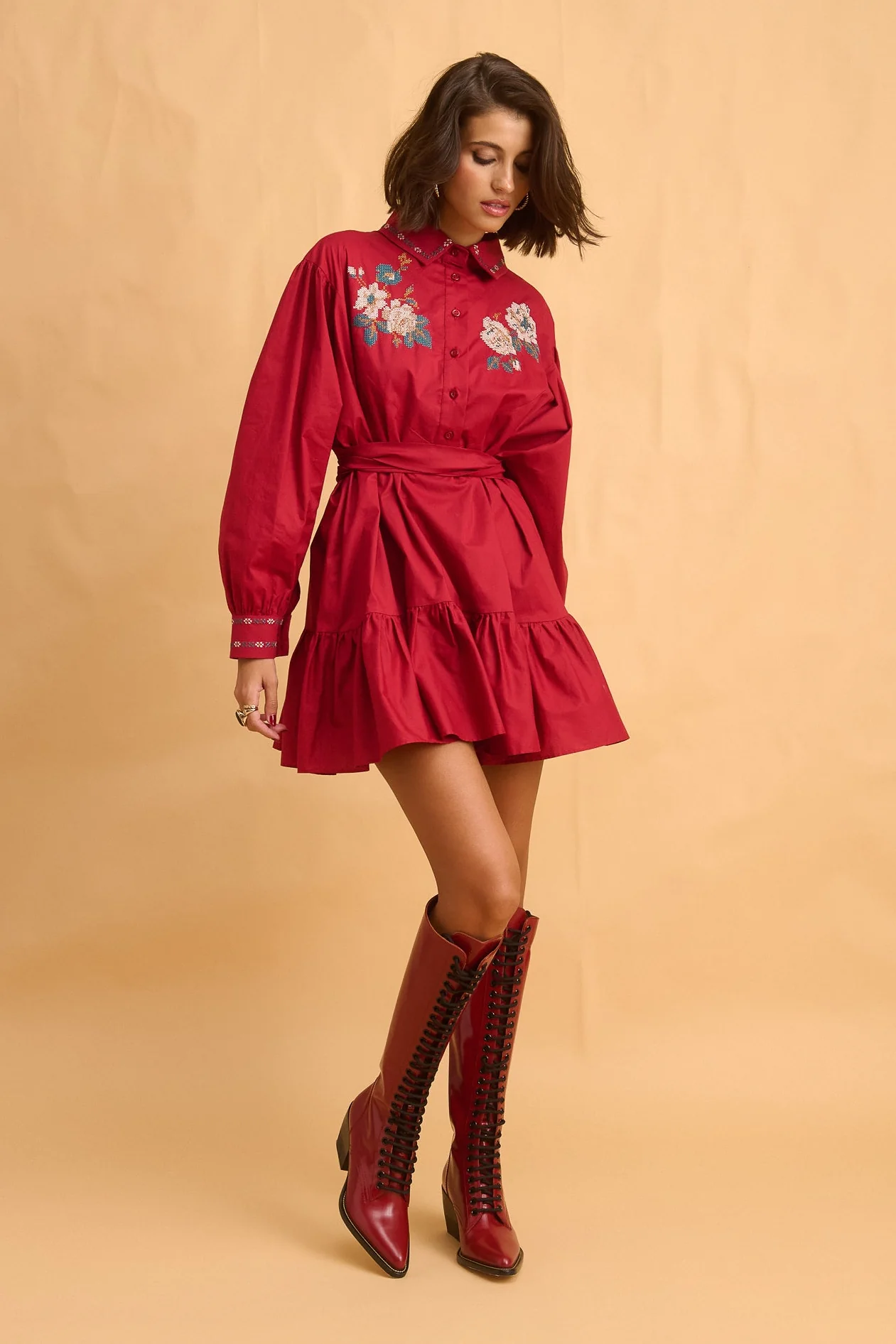 Kesha Dress (Red) - Image 3