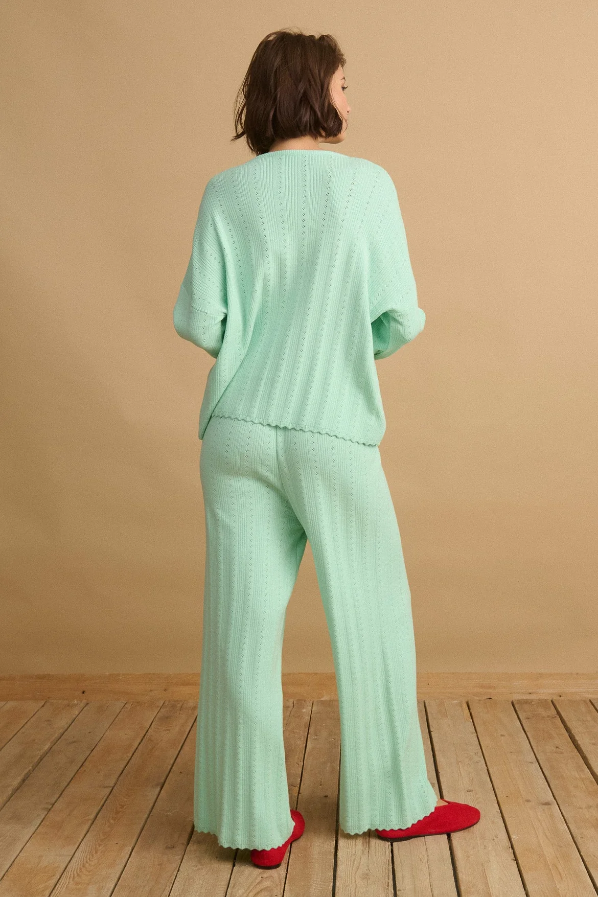 Knitted Pyjamas Trousers - Image 4