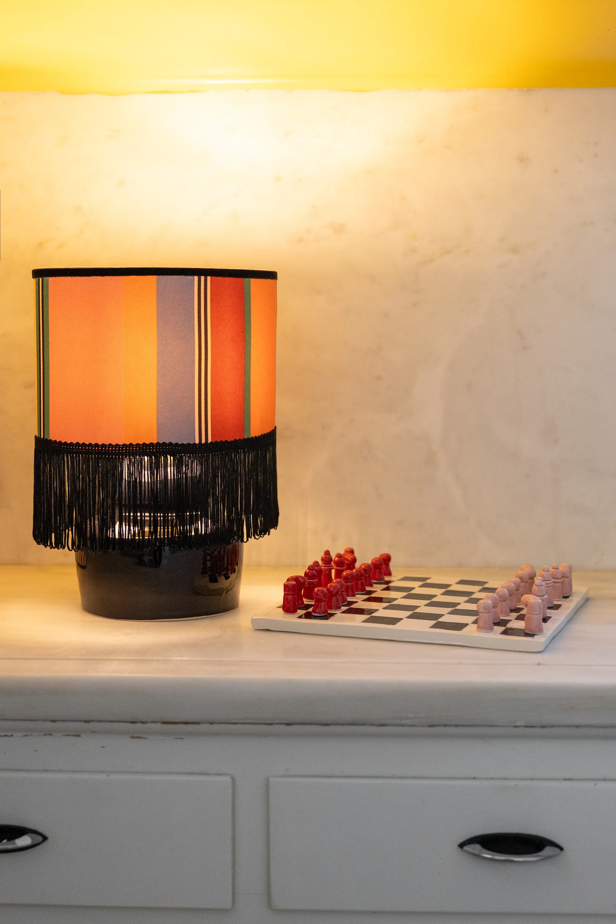 Lamp Shade (Multicolor Stripes) - Image 3