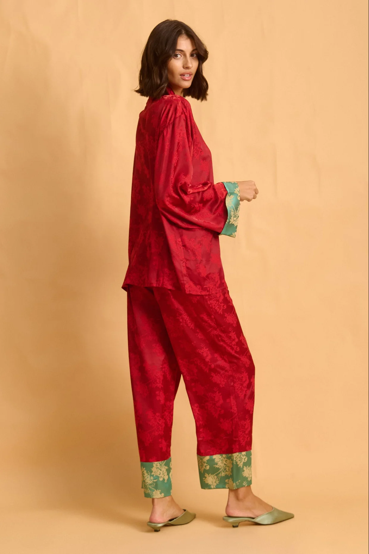 Mandarin Pants (Red) - Image 3