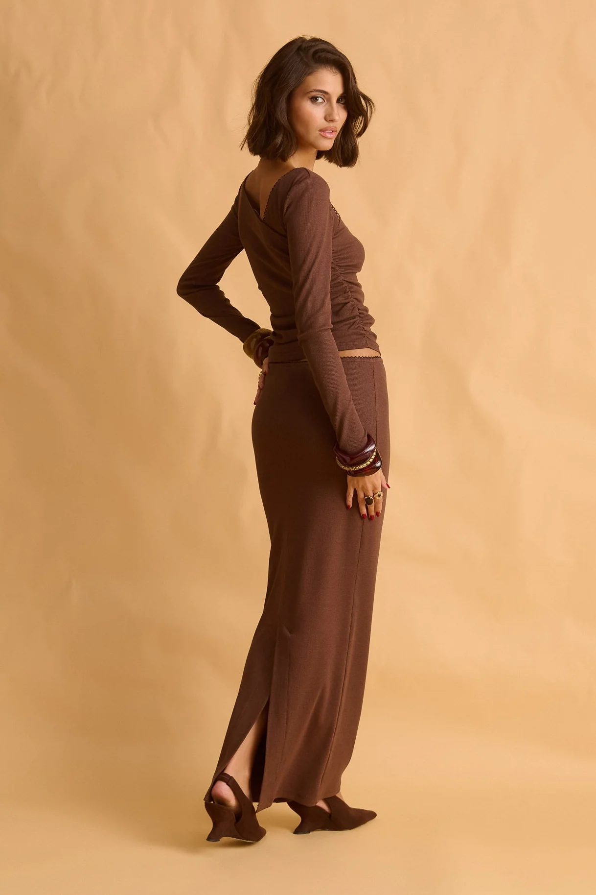 Marion Top (Brown) - Image 5