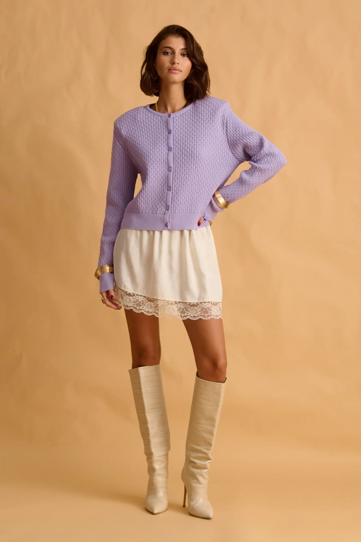 Orenda Cardigan (Lilac)