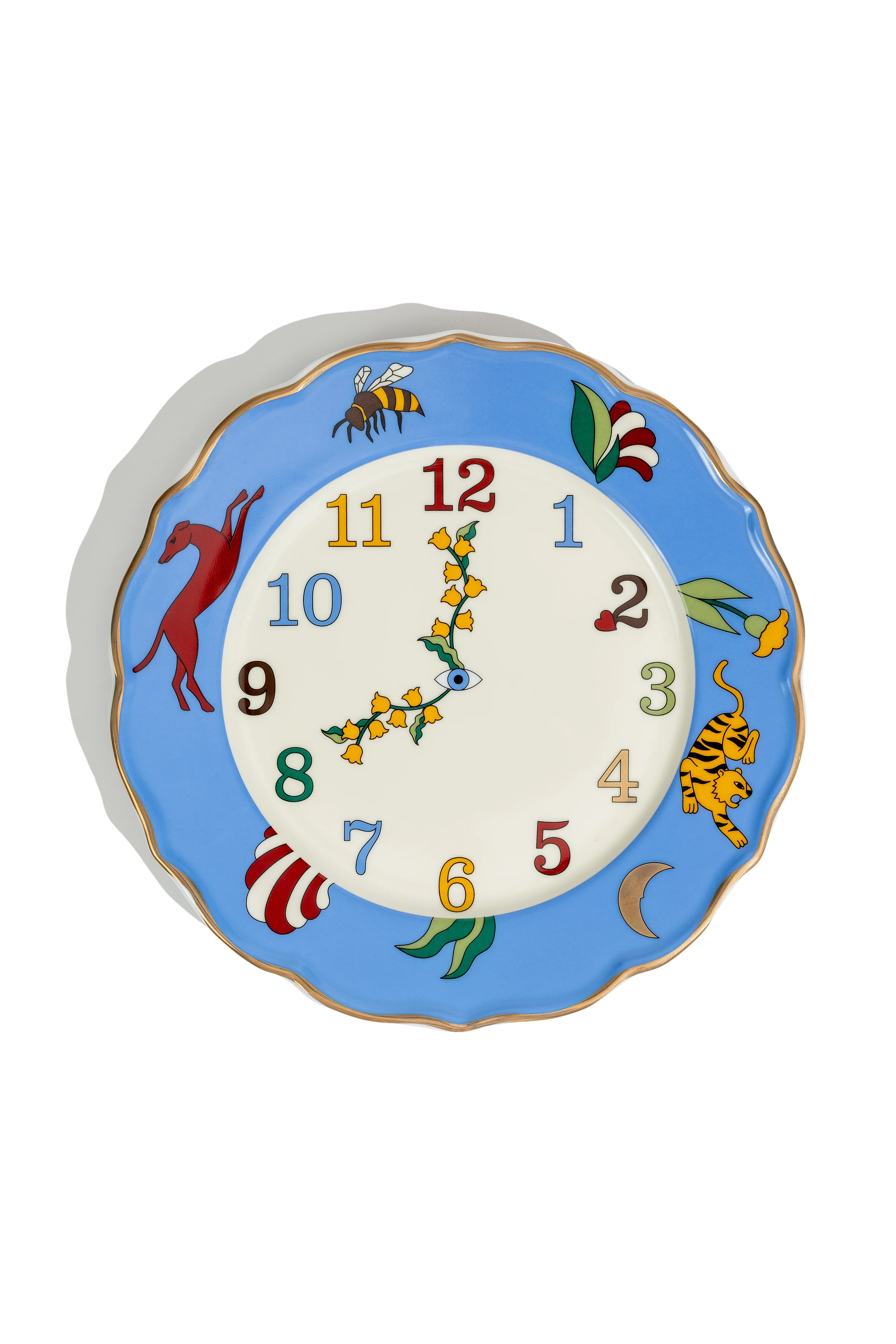 Porcelain Dinner Plate (Clock)