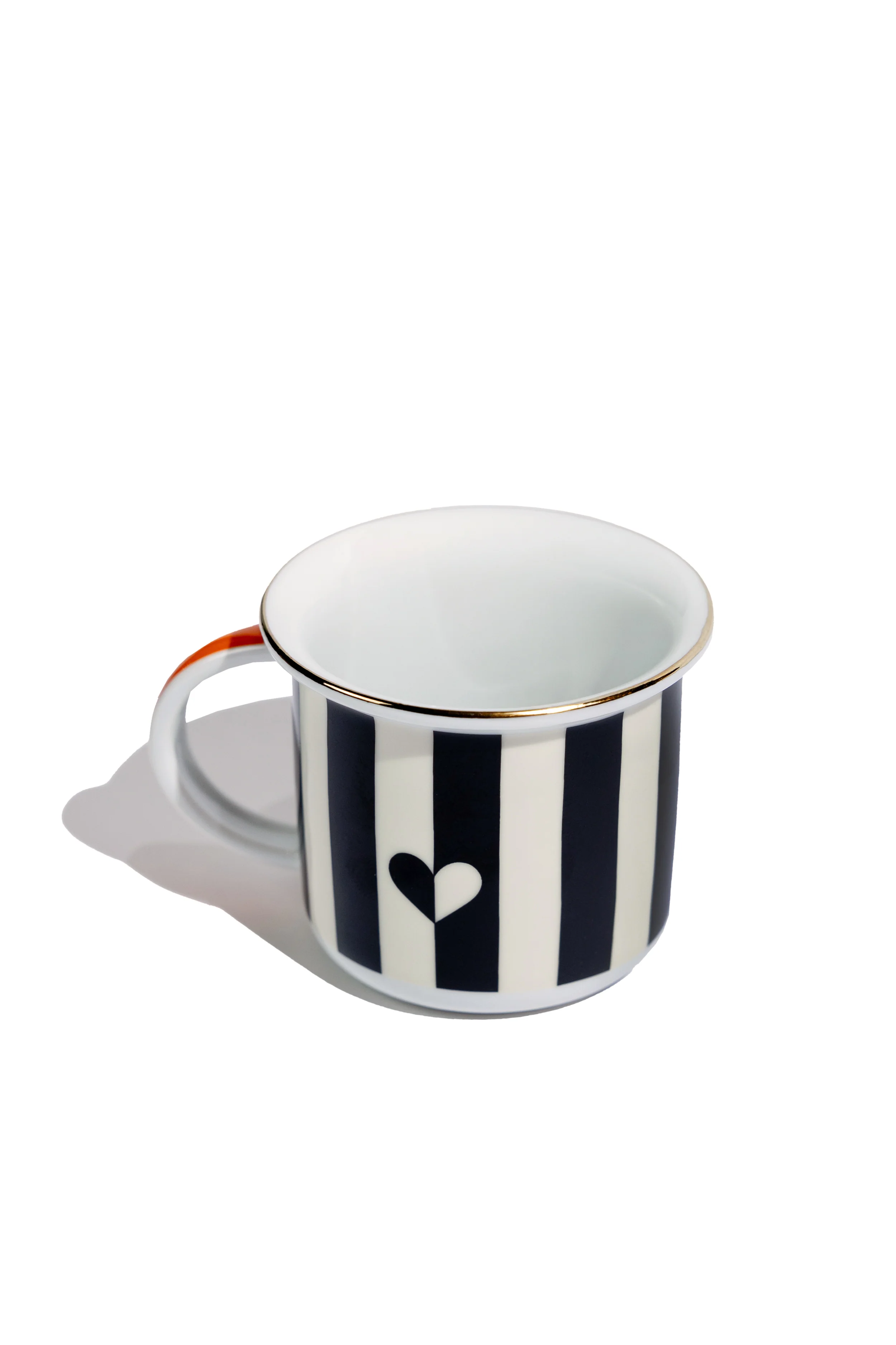 Porcelain Espresso Mug (Black Stripes) - Image 4
