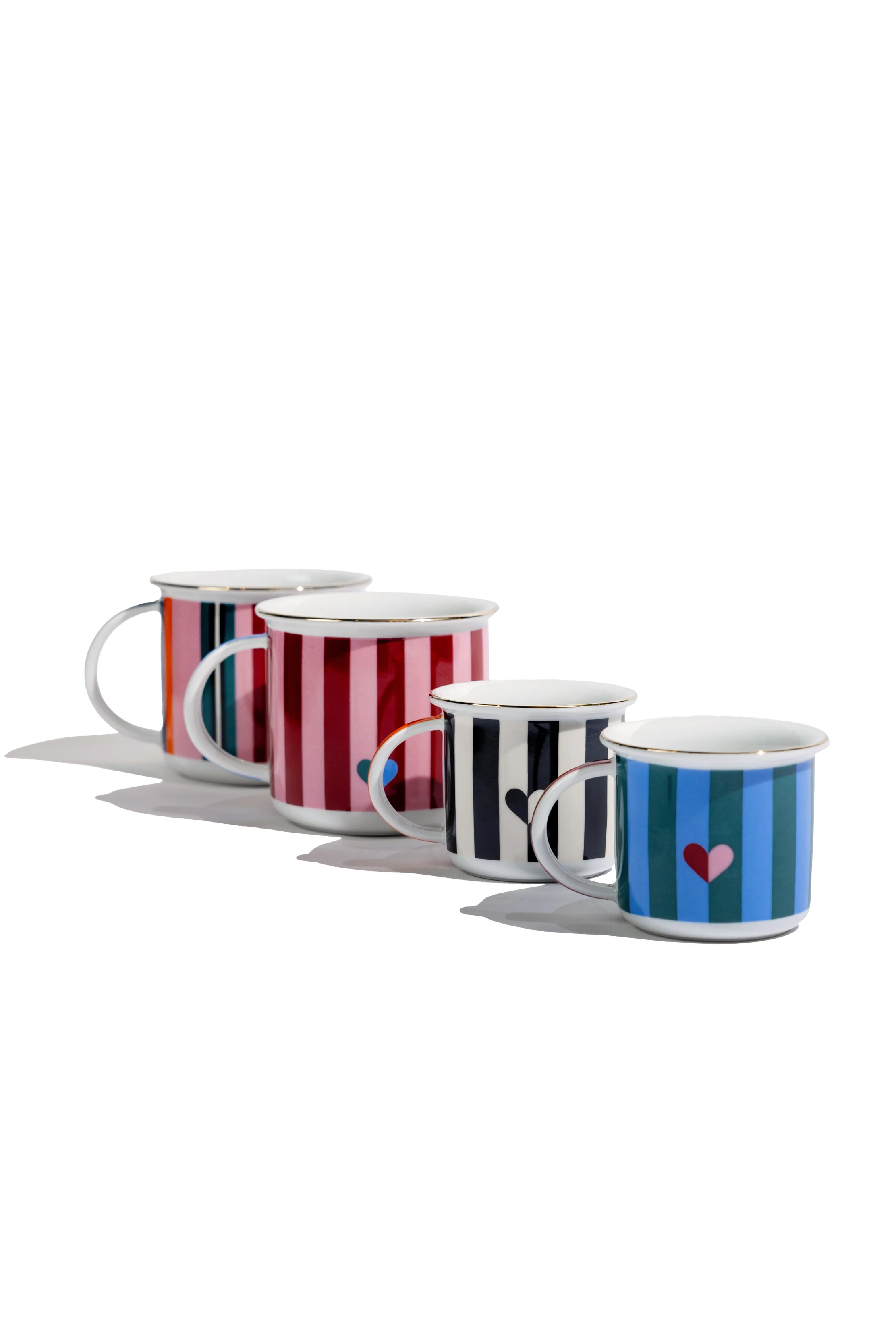 Porcelain Espresso Mug (Black Stripes) - Image 5