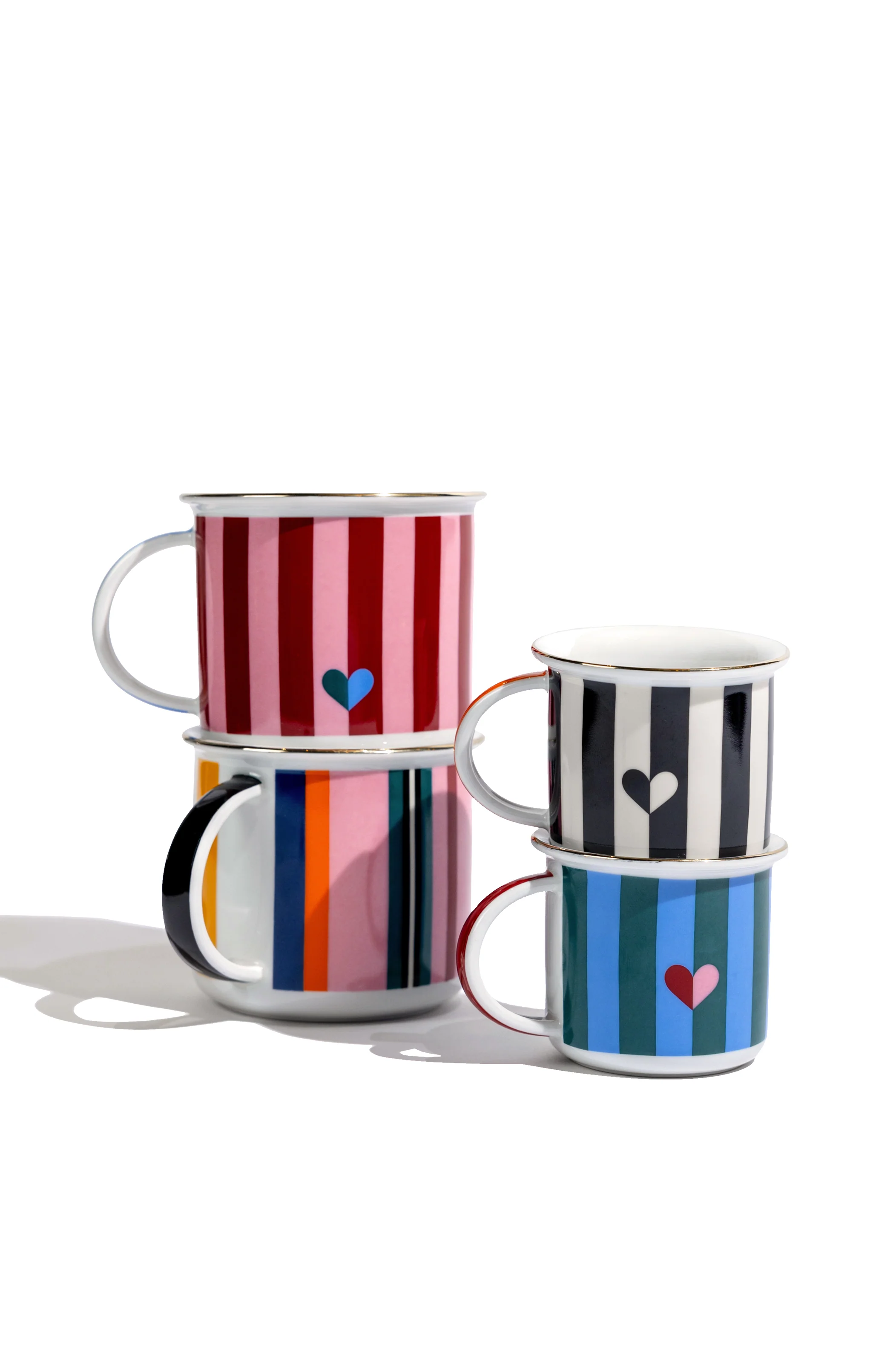 Porcelain Espresso Mug (Black Stripes) - Image 6