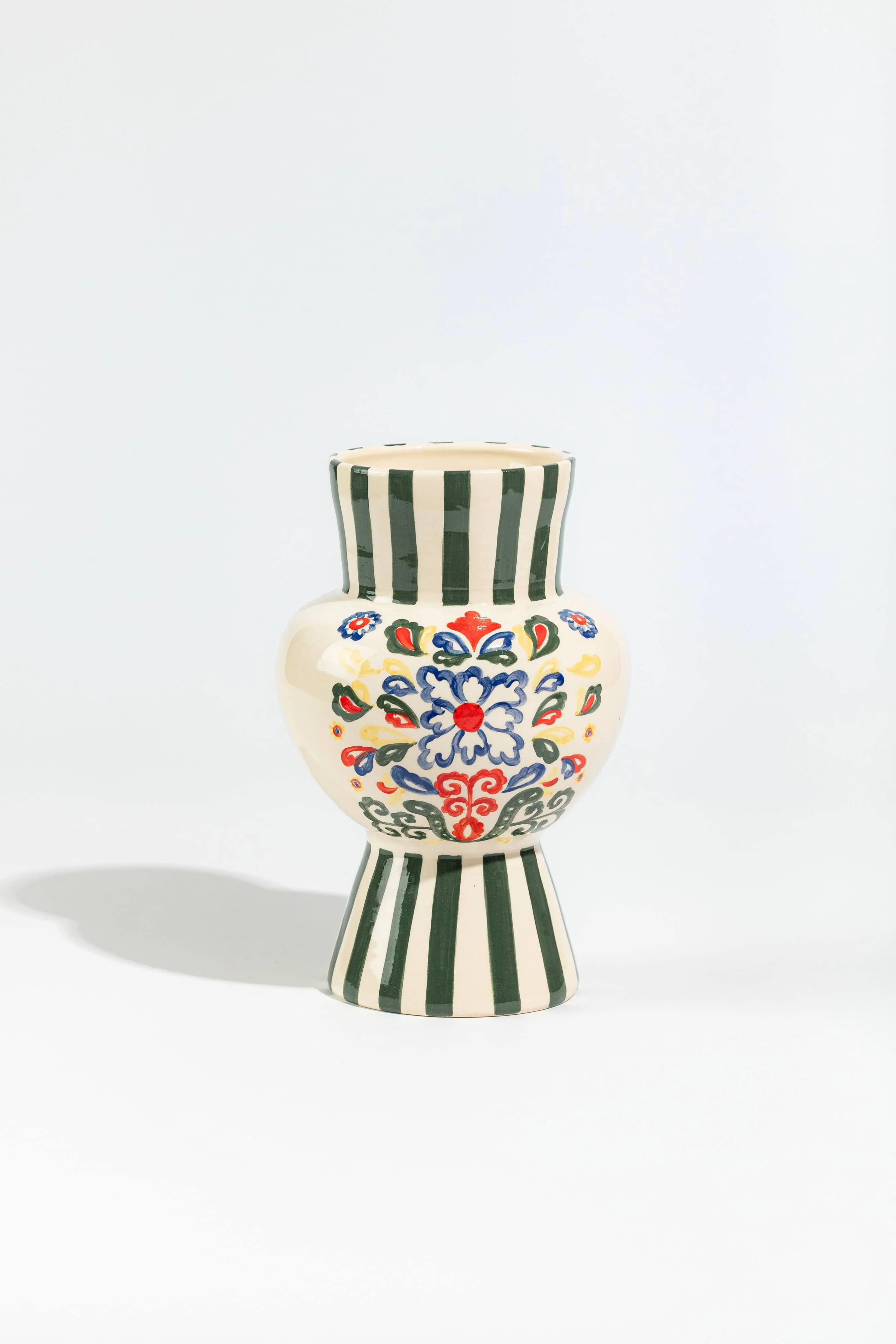 Vase Green Stripes - Image 5