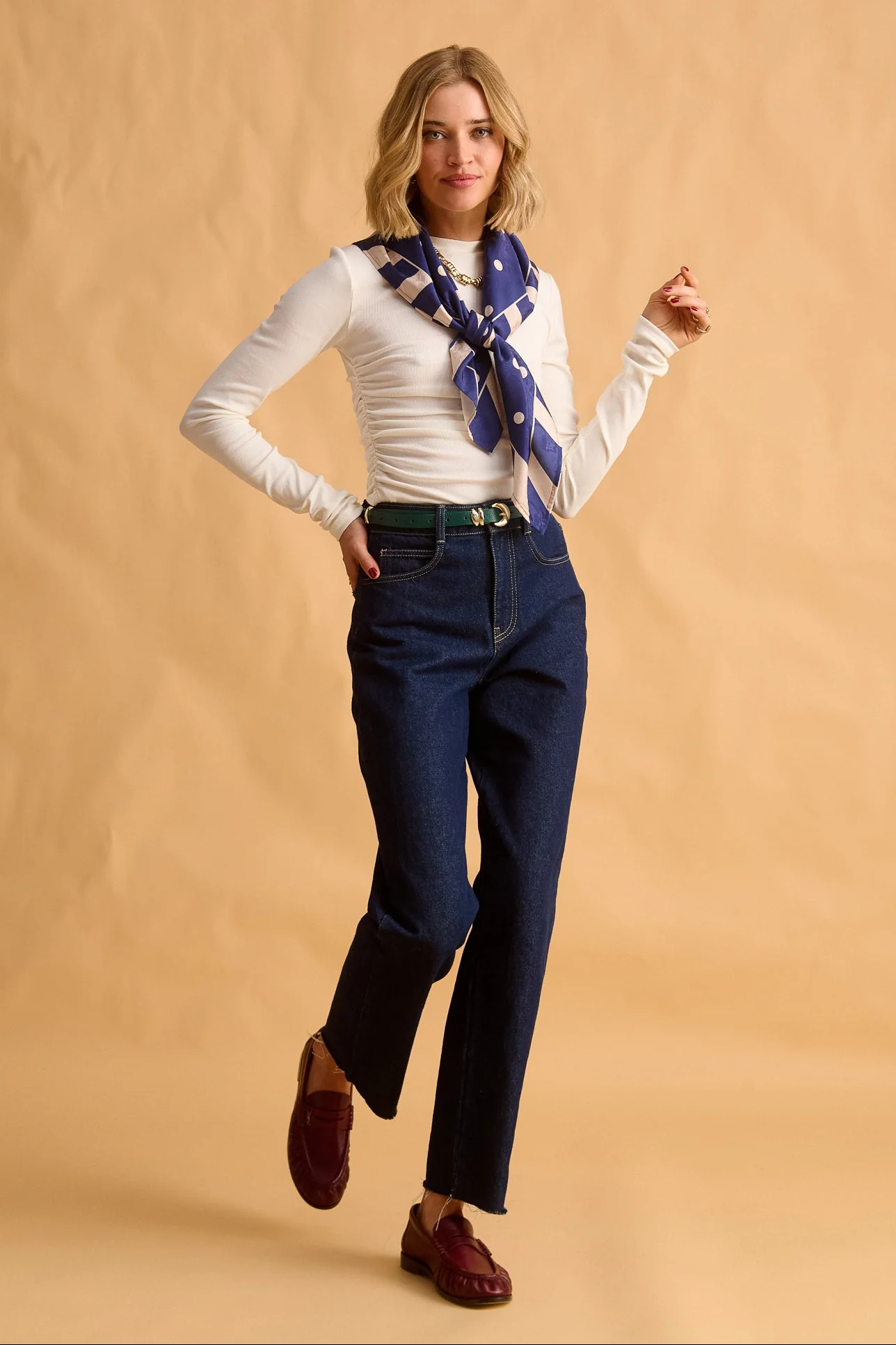 Vivian Scarf (Blue) - Image 2