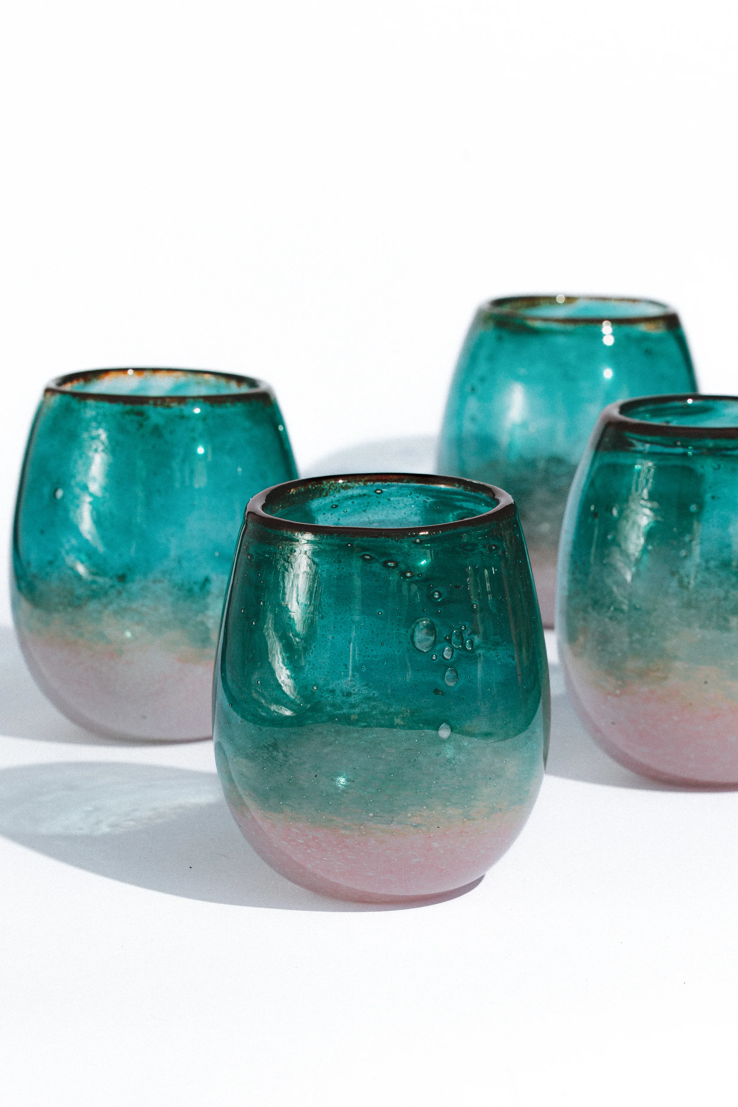 Water Glass (Green/Pink) - Image 6