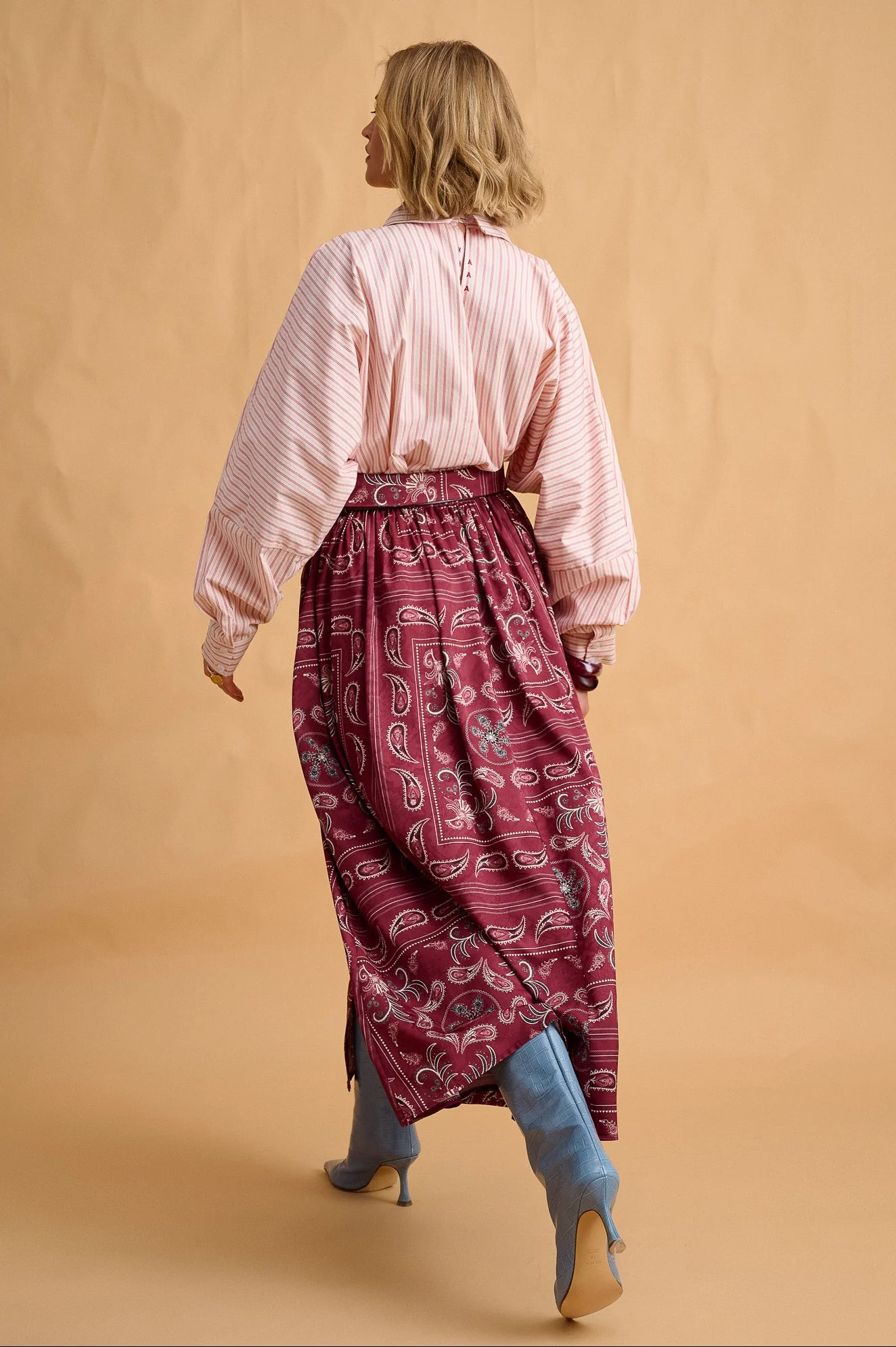 Wesley Skirt (Bordeaux) - Image 5