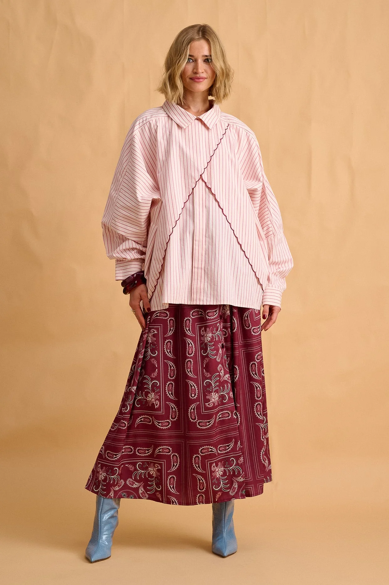 Wesley Skirt (Bordeaux) - Image 6