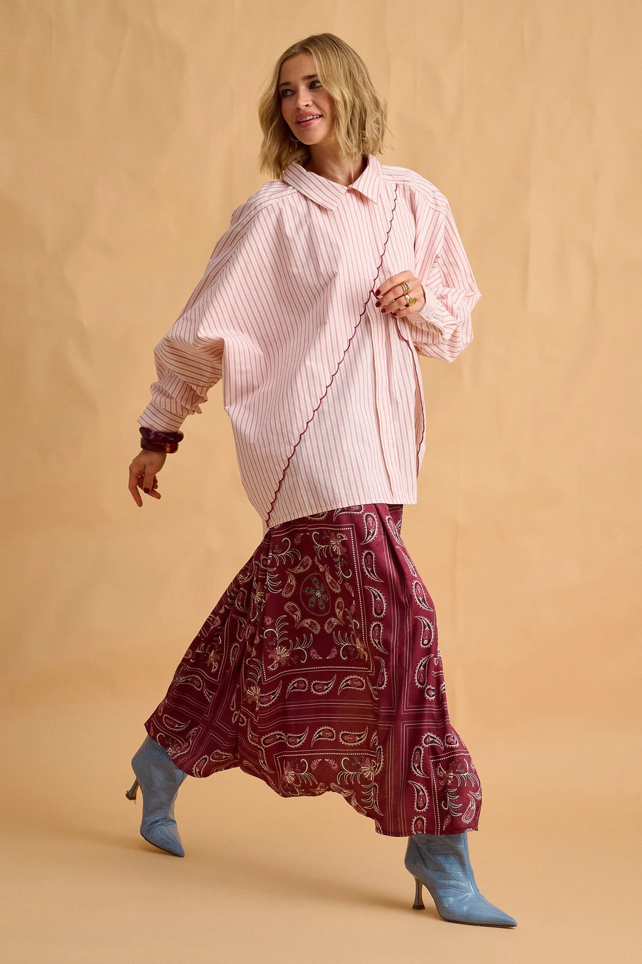 Wesley Skirt (Bordeaux) - Image 7